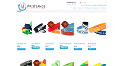 Desktop Screenshot of 24hrswristbands.com